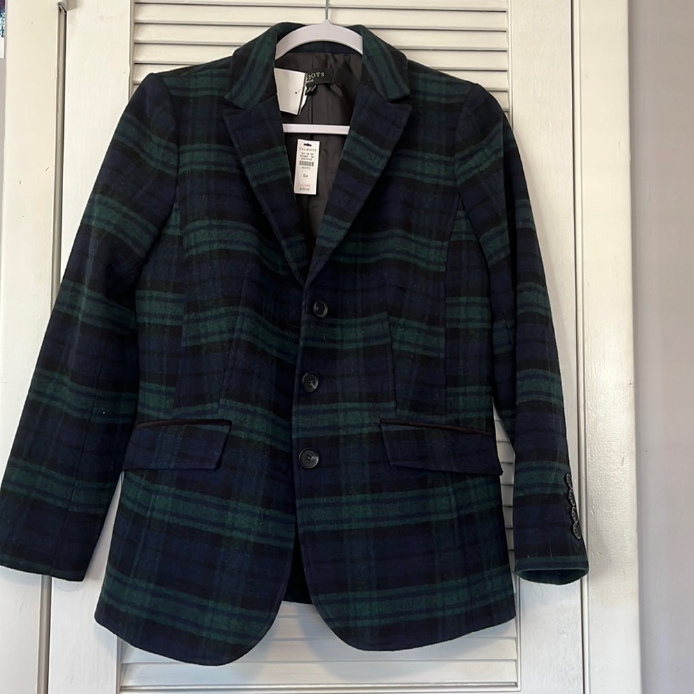 Talbots Plaid Blazer